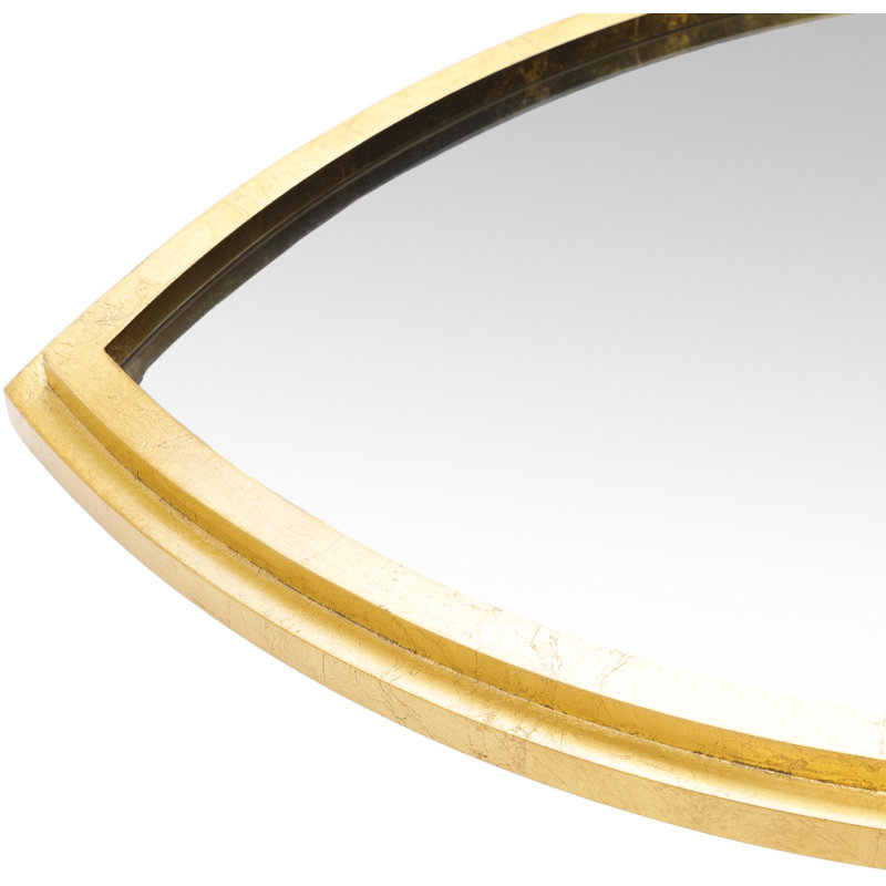 Mercer41 Adileni Asymmetrical Wood Wall Mirror Wayfair